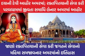 દયાની દેવી આહીર અમરમાં: જાણો રક્તપિત્તયાની સેવા કરી જગતને સેવાનો મહિમા સમજાવનાર અમરમાંનો ઇતિહાસ