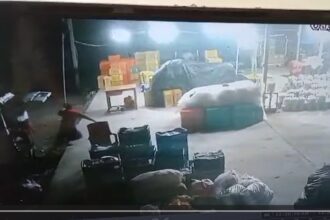 ભાણવડમાં યુવકનું મોતના સીસીટીવી